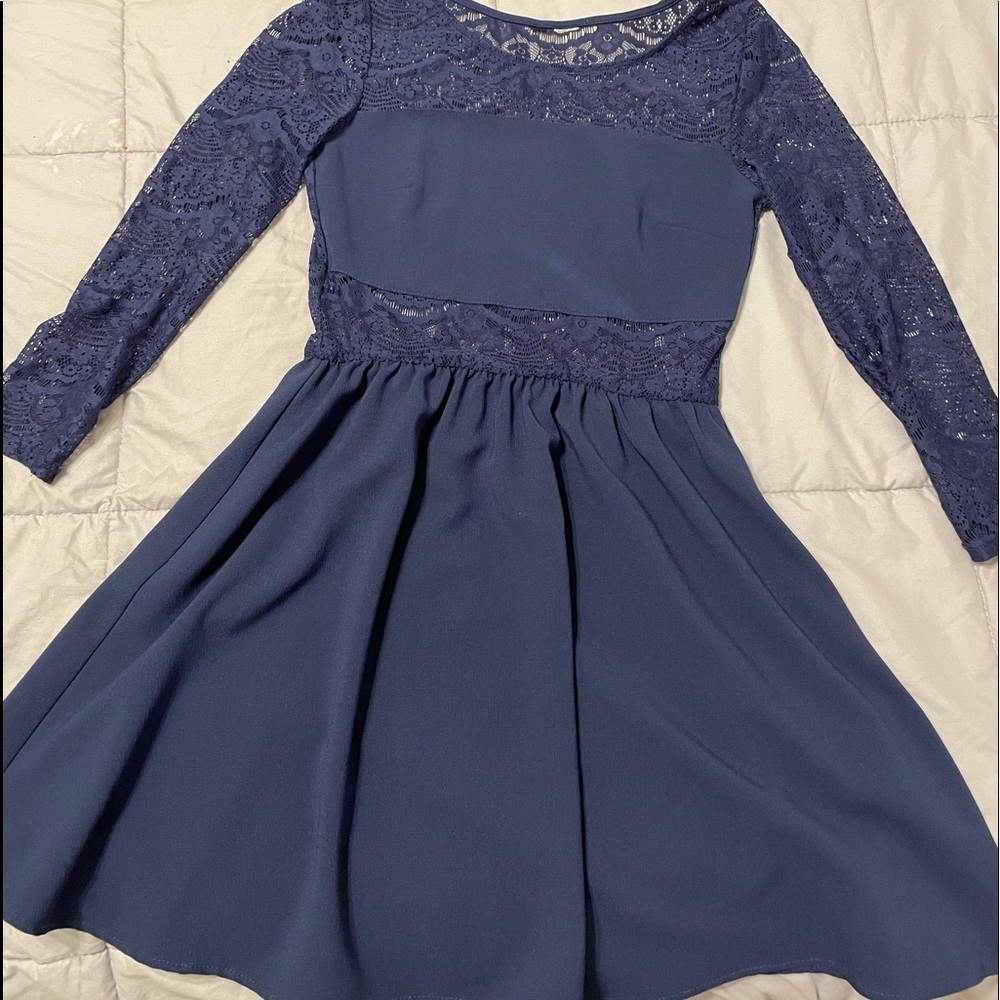 Navy Blue lace dress